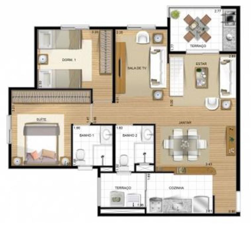 Apartamento, 2 quartos, 72 m² - Foto 34